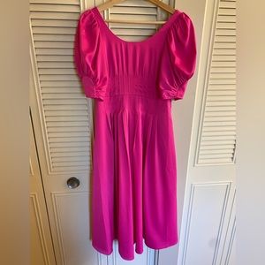 Gorgeous, pink satin, Crosby by Mollie Burch dress